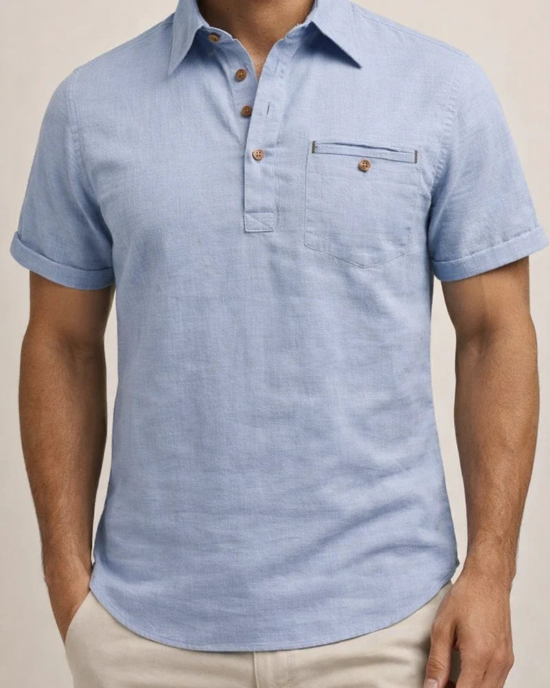 Men's Hawaii Short-sleeved Beach Shirts Lapel Men's Shirts Cotton Linen Tops | JRSEE:503121df-5e73-4a04-b7e9-2fd44368217a