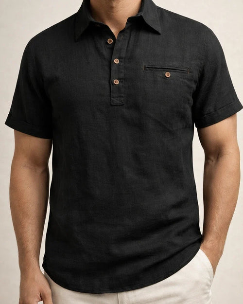 Men's Hawaii Short-sleeved Beach Shirts Lapel Men's Shirts Cotton Linen Tops | JRSEE:6f1831a9-32a0-4be6-ba33-7ad1dd6b2aee