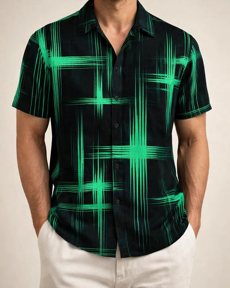 Men's Hawaiian Gradient Color 3D Printed Shirt for Vacation and Casual Wear | JRSEE:48bab379-7fe8-4041-a8e2-409327d63449