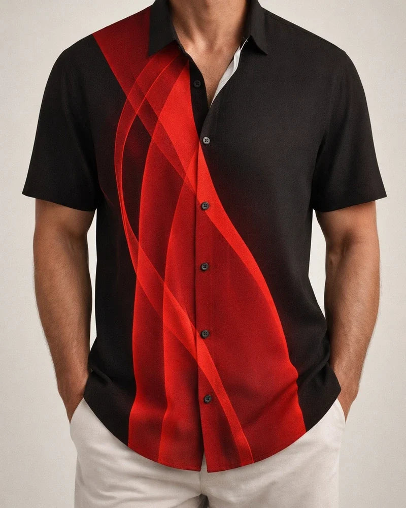 Men's Hawaiian Gradient Color 3D Printed Shirt for Vacation and Casual Wear | JRSEE:1be31580-ccbb-4d4b-929c-6656b54e6286
