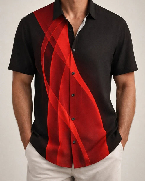 Men's Hawaiian Gradient Color 3D Printed Shirt for Vacation and Casual Wear | JRSEE:1be31580-ccbb-4d4b-929c-6656b54e6286