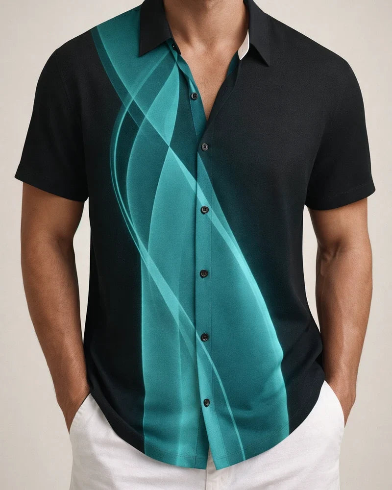 Men's Hawaiian Gradient Color 3D Printed Shirt for Vacation and Casual Wear | JRSEE:54fc613b-1449-4587-a100-c16c319c89e3