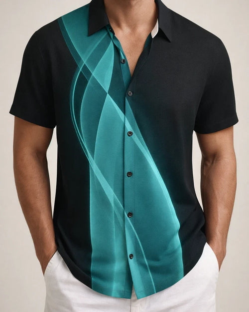 Men's Hawaiian Gradient Color 3D Printed Shirt for Vacation and Casual Wear | JRSEE:54fc613b-1449-4587-a100-c16c319c89e3