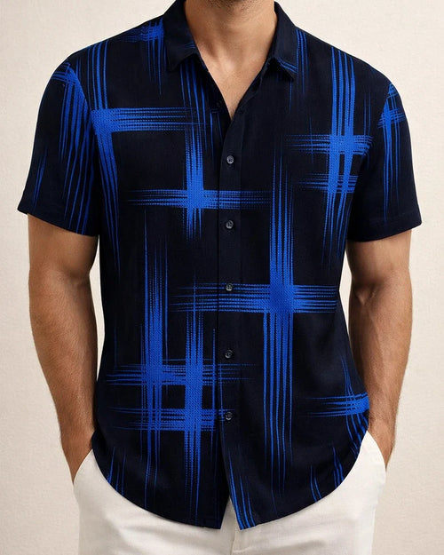 Men's Hawaiian Gradient Color 3D Printed Shirt for Vacation and Casual Wear | JRSEE:11fc700b-36a9-444f-953a-05ac9941d2f3