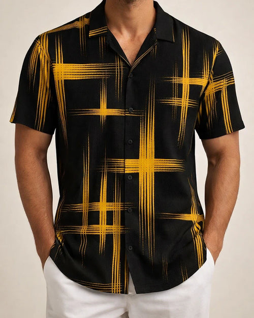 Men's Hawaiian Gradient Color 3D Printed Shirt for Vacation and Casual Wear | JRSEE:7701e7d5-036d-4651-aa16-6ad0b6da6e8e