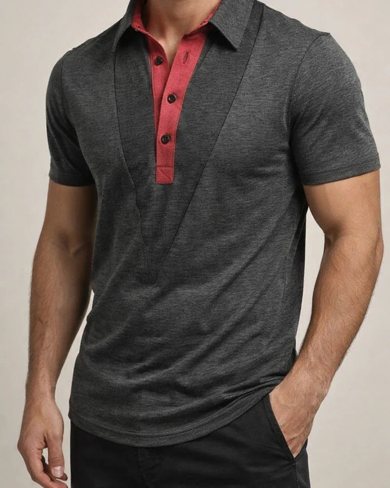 Men's Henley Shirt Plain V Neck Outdoor Daily Wear Short Sleeve Retro Clothing Apparel Designer Casual | JRSEE:83098525-7efe-4a55-a288-48bf1b46457f