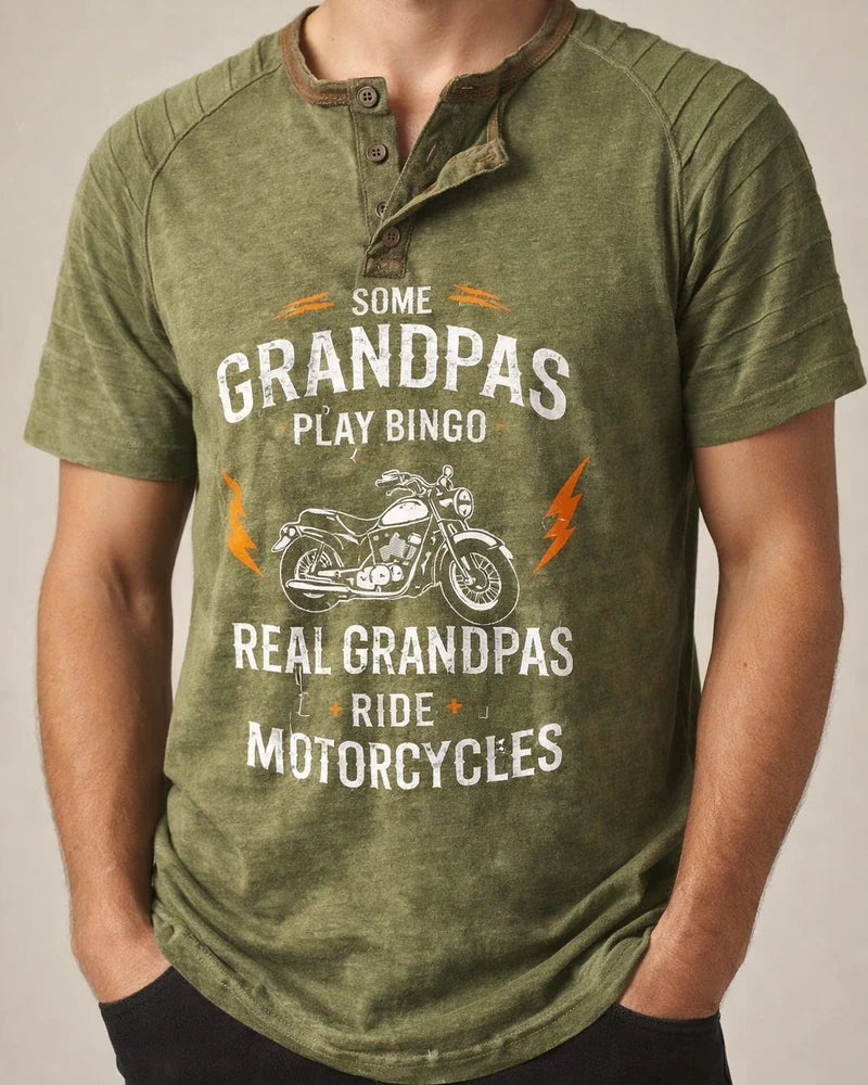 Men's Henley Shirt Raglan T Shirt Letter Graphic Prints Motorcycle Henley | JRSEE:d527dceb-ea46-44a7-a0ba-18d0e900ea70