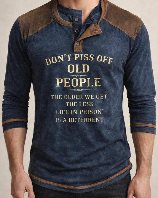 Men's Henley Shirt Tee Graphic Letter Henley Clothing Apparel 3D Print Outdoor Casual Long Sleeve Button-Down Print Fashion Designer Comfortable | JRSEE:f8179714-68d0-43dc-865c-10b4bbc00e61