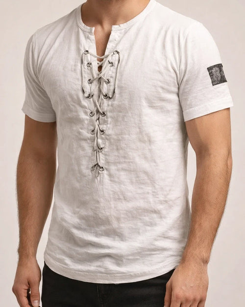 Men's Henley Shirt Tee Graphic Number Henley Clothing Apparel 3D Print Daily Sports Short Sleeve Lace up Print Fashion Casual Comfort | JRSEE:20d23663-71b7-4400-9637-751b8168b8e2