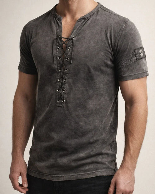 Men's Henley Shirt Tee Graphic Number Henley Clothing Apparel 3D Print Daily Sports Short Sleeve Lace up Print Fashion Casual Comfort | JRSEE:05f103a0-2abf-4567-9b7a-0b2c2d41da82