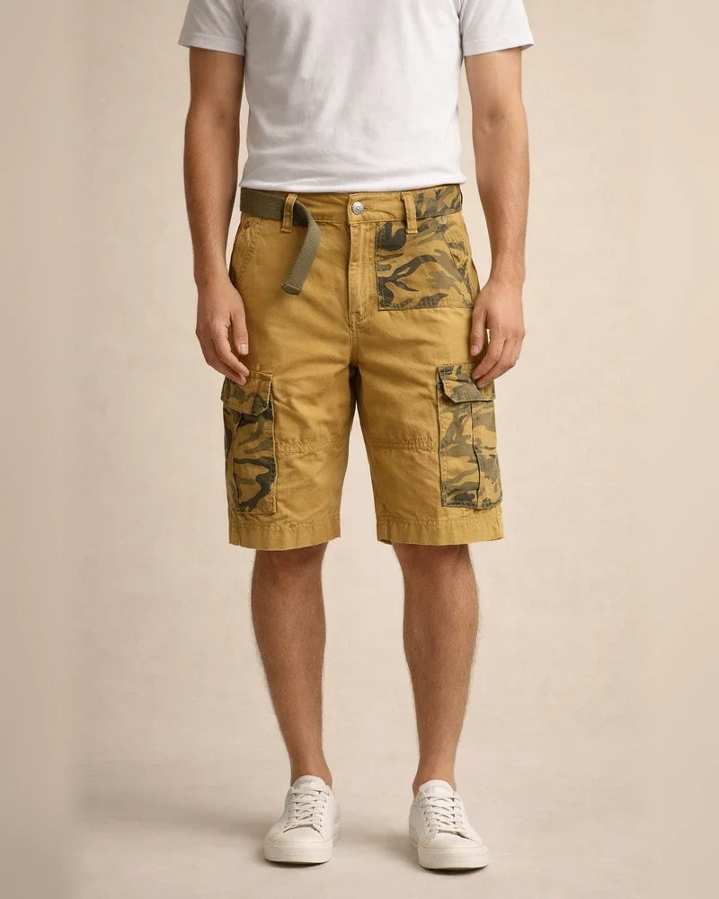 Men's Hiking Cargo Shorts Hiking Shorts Shorts Bottoms Military Camo 10" Multi-Pockets Quick Dry Cotton Army Green Khaki Orange / Belts not included / Knee Length | JRSEE:8c60fb56-3916-46a4-a8f3-7b91a2bd31ee