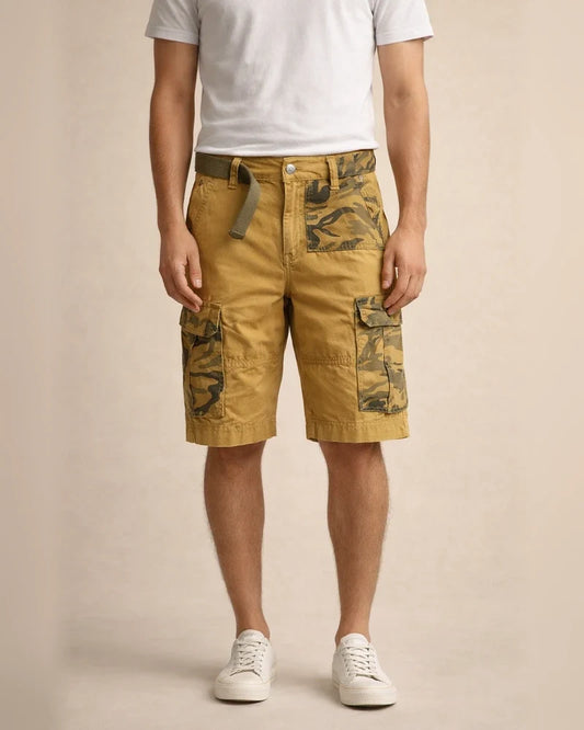 Men's Hiking Cargo Shorts Hiking Shorts Shorts Bottoms Military Camo 10" Multi-Pockets Quick Dry Cotton Army Green Khaki Orange / Belts not included / Knee Length | JRSEE:8c60fb56-3916-46a4-a8f3-7b91a2bd31ee