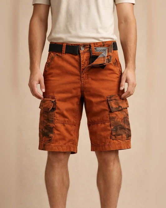 Men's Hiking Cargo Shorts Hiking Shorts Shorts Bottoms Military Camo 10" Multi-Pockets Quick Dry Cotton Army Green Khaki Orange / Belts not included / Knee Length | JRSEE:a37a72a6-23a7-4b4f-adf5-b2b9c3eef04f