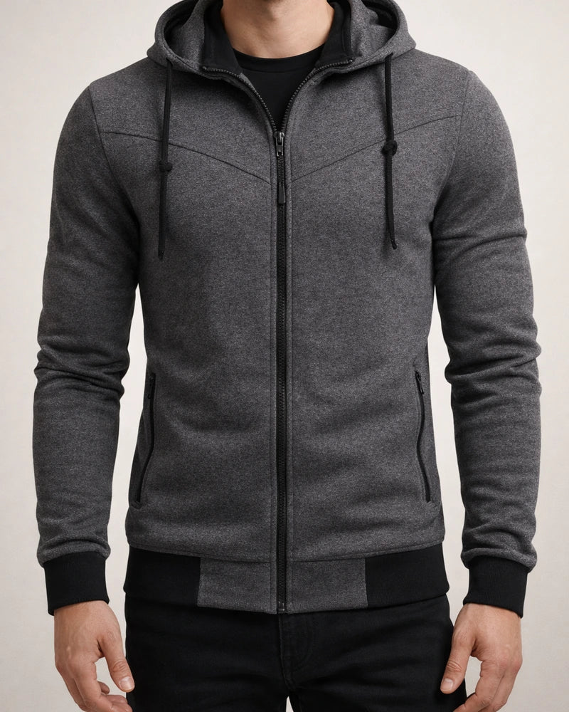 Men's Hooded Active Cool Casual Jacket Outerwear Solid / Plain Color Black White Red | JRSEE:f30423b8-fb8a-4ab9-9b96-960d396a98f3