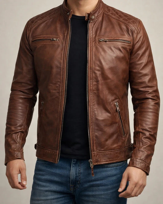 Men's Jacket Faux Leather Jacket Biker Jacket Motorcycle Jacket Thermal Warm Windproof Rain Waterproof Outdoor Daily Zipper Stand Collar Streetwear Casual Jacket Outerwear Solid Color Full Zip Black | JRSEE:e3a96309-8708-4763-bd98-807a21cca606