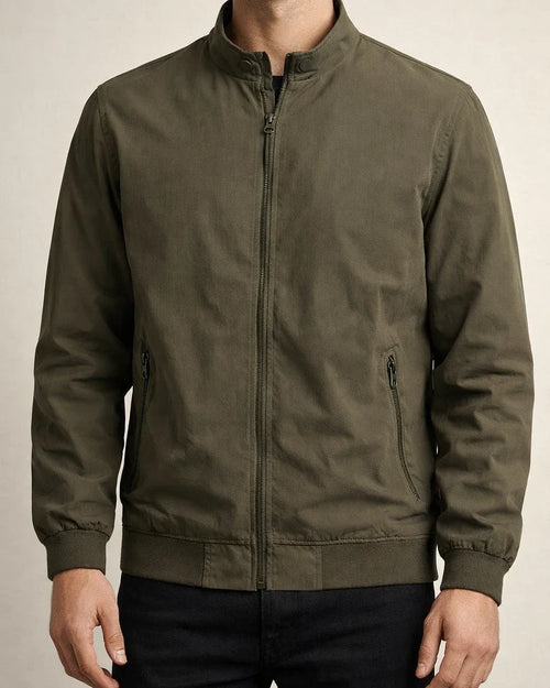 Men's Jacket Outerwear Summer Lightweight Spring/Fall Oversized Casual Stand Collar Jacket | JRSEE:2a7e47d2-95ca-4d63-a8ee-a39143145557