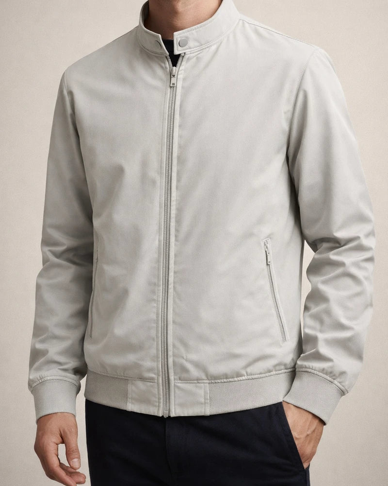 Men's Jacket Outerwear Summer Lightweight Spring/Fall Oversized Casual Stand Collar Jacket | JRSEE:cd35f44d-31ba-43ec-a931-c05700e4c291