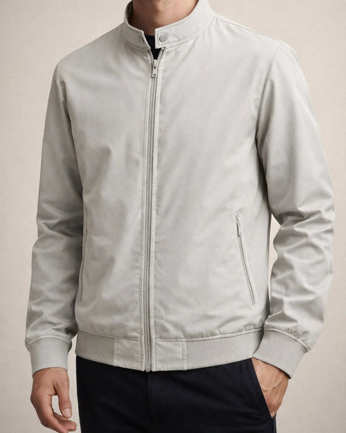 Men's Jacket Outerwear Summer Lightweight Spring/Fall Oversized Casual Stand Collar Jacket | JRSEE:cd35f44d-31ba-43ec-a931-c05700e4c291