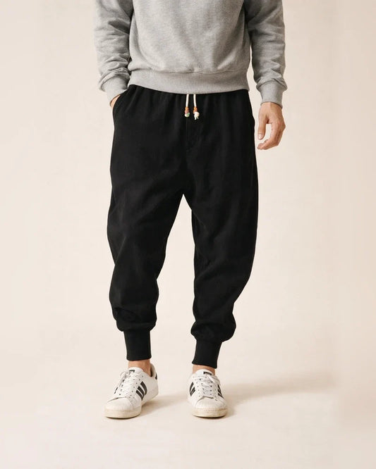 Men's Joggers Linen Pants Trousers Summer Pants Beach Pants Pocket Drawstring Baggy Plain Breathable Sports Daily Holiday Linen / Cotton Blend Chinoiserie Hippie Black Wine | JRSEE:5ee5c71a-c44b-42de-886c-b0dcfb7fe795