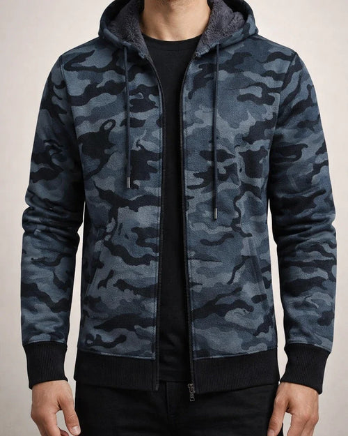 Men's Knitwear Jacket Autumn and Winter New Trend Cardigan Camouflage Hooded Jacket Sweater Men's | JRSEE:3943f880-8f3a-45fb-94fa-c234c79ac13b