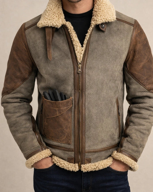 Men's Large Pocket Zippered Padded Coat | JRSEE:2a27f48d-ff17-4b2d-bd6a-84d5dda84058