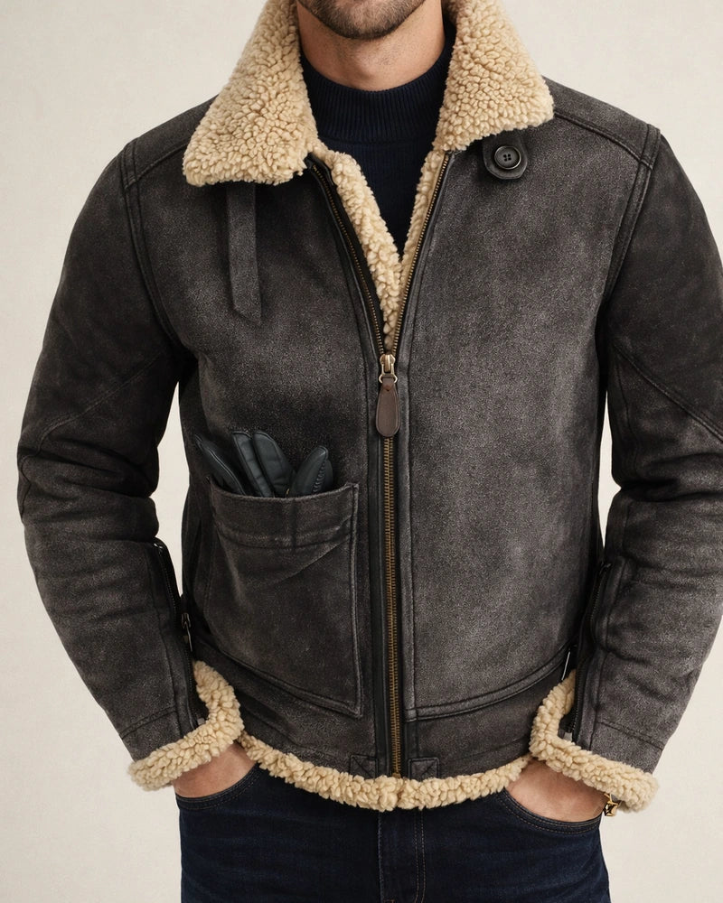 Men's Large Pocket Zippered Padded Coat | JRSEE:c01e4c4a-e997-4d54-a54c-2a6c37bd7d92