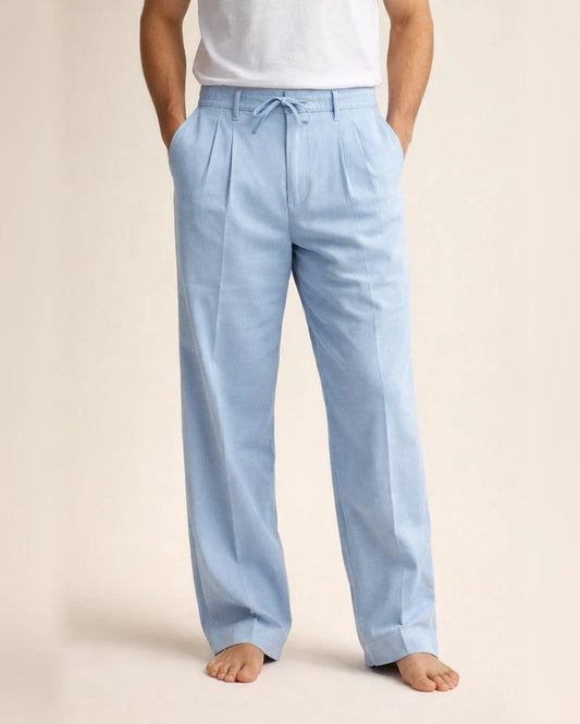 Men's Linen Long Pants Summer Beach Pants Solid Color Casual Vacation Pants | JRSEE:40bc4f62-e4aa-44a9-be0d-642b0c6c5d86