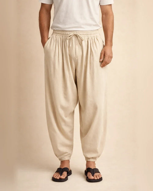 Men's Linen Pants Trousers Summer Pants Beach Pants Drawstring Elastic Waist Plain Comfort Breathable Casual Daily Holiday Linen / Cotton Blend Streetwear Designer Black Army Green | JRSEE:40f097f5-aa1e-47e4-977f-647a5d69f44f