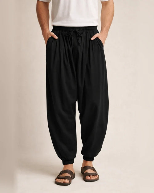 Men's Linen Pants Trousers Summer Pants Beach Pants Drawstring Elastic Waist Plain Comfort Breathable Casual Daily Holiday Linen / Cotton Blend Streetwear Designer Black Army Green | JRSEE:b8f95c59-b212-4a12-bbbb-c408427f2565