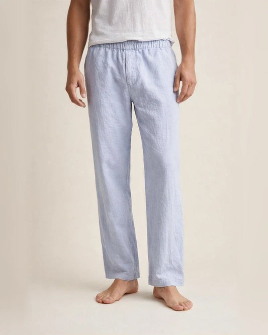 Men's Linen Pants Trousers Summer Pants Beach Pants Drawstring Elastic Waist Plain Comfort Breathable Outdoor Daily Going out Linen / Cotton Blend Fashion Streetwear Black White | JRSEE:03eb01c0-78e0-4a81-97b3-cfa433887e21