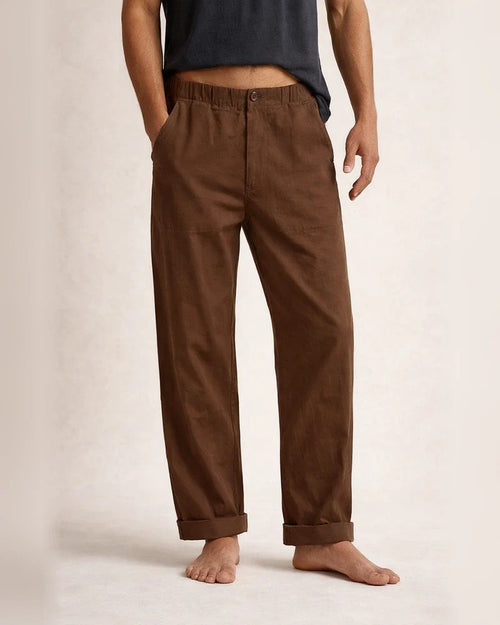 Men's Linen Pants Yoga Beach Loose Casual Summer Waist Drawstring Loose Pants | JRSEE:eda18fa2-4522-4c1f-bb31-32d9ee4bd0b9