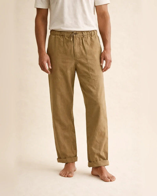 Men's Linen Pants Yoga Beach Loose Casual Summer Waist Drawstring Loose Pants | JRSEE:c5b3400e-4d83-4db1-b43a-4582ed754afa