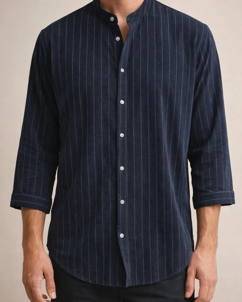 Men's Linen Shirt Cardigan Casual Linen Shirt Seven-minute Sleeve Blouse | JRSEE:7c2a02e7-5763-469b-bfb6-497c89dce77c