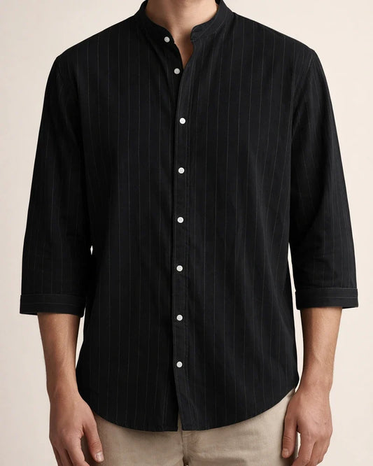 Men's Linen Shirt Cardigan Casual Linen Shirt Seven-minute Sleeve Blouse | JRSEE:e1c5658e-2ec5-4670-835a-7ef3882ef30b