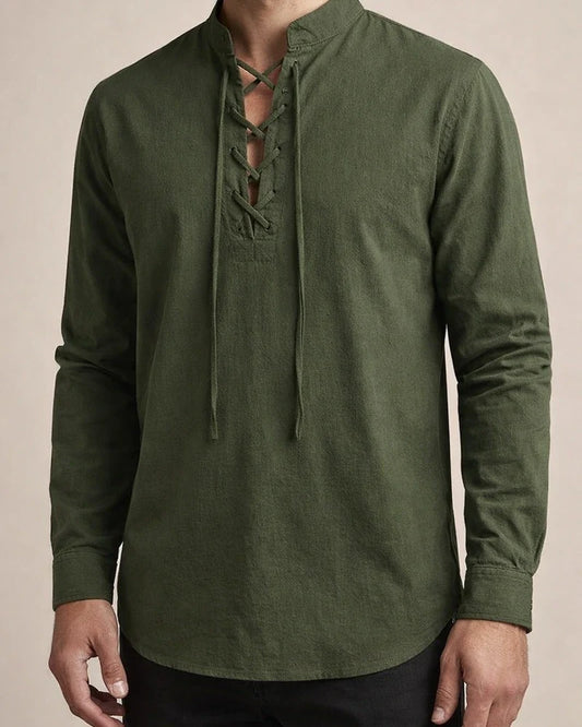 Men's Linen Shirt Shirt Summer Shirt Beach Shirt Black White Navy Blue Long Sleeve Plain Stand Collar All Seasons Daily Hawaiian Clothing Apparel | JRSEE:fb9a2543-323c-4b66-8c28-e1924f06534c