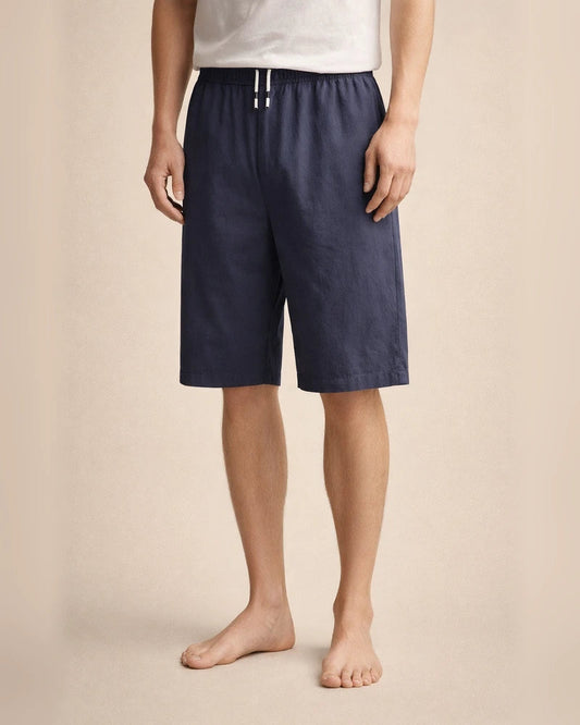 Men's Linen Shorts Summer Shorts Casual Shorts Pocket Drawstring Elastic Waist Plain Knee Length Outdoor Daily Going out Linen / Cotton Blend Basic Fashion Black Red Micro-elastic | JRSEE:5b9e6f9e-d3f3-46a6-8135-1eff3d1d6a7f