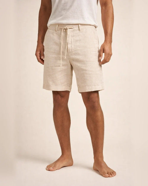 Men's Linen Shorts Yoga Fitness Gym Workout Bottoms White Black Green Cotton Sports Activewear Micro-elastic Loose Fit / Athleisure | JRSEE:ce9e5aa6-b4f6-4560-b457-7298d783d7e0