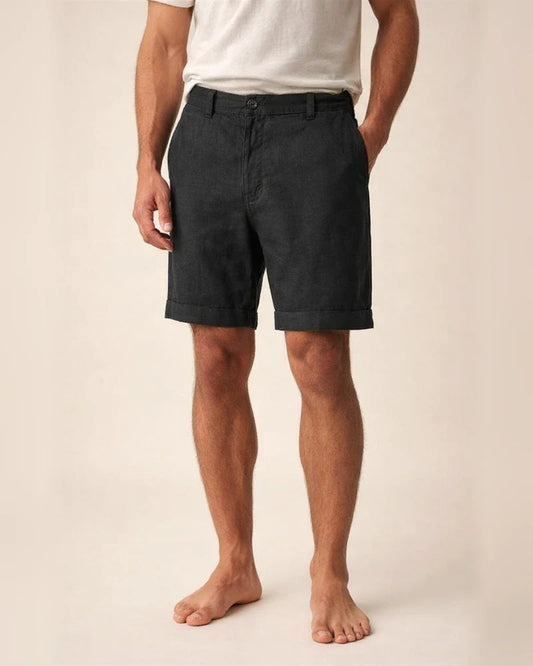 Men's Linen Shorts Yoga Fitness Gym Workout Bottoms White Black Green Cotton Sports Activewear Micro-elastic Loose Fit / Athleisure | JRSEE:f66900d2-bd17-4ddf-8308-e3244e4d6328