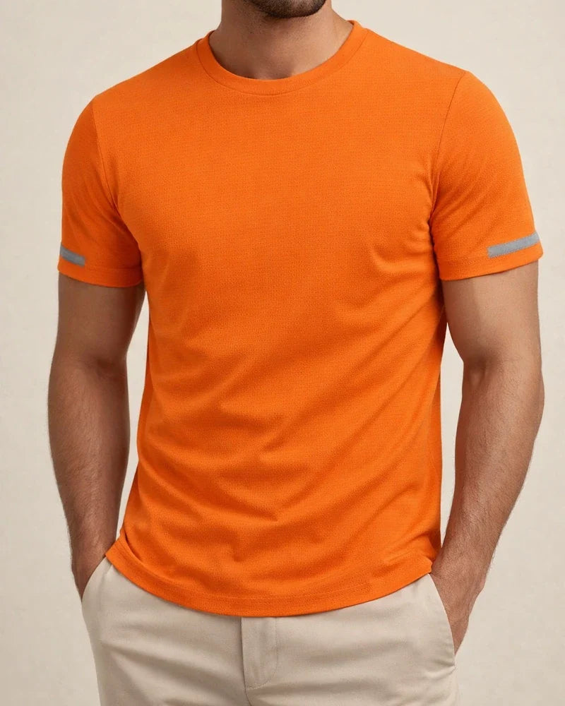 Men’s Marathon Quick-Dry Sports Night Run Round-Neck Casual Short-Sleeve T-Shirt | JRSEE:8dce1837-67e1-4cfc-b846-604f485b52e0