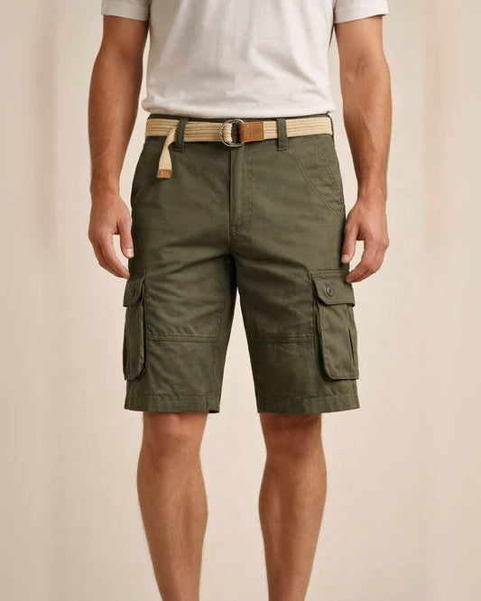 Men's Multi-Pocket Casual Workwear 5-Inch Shorts, Washed Cotton 5-Inch Shorts | JRSEE:4997db7e-ce38-4090-af42-2015c2405974