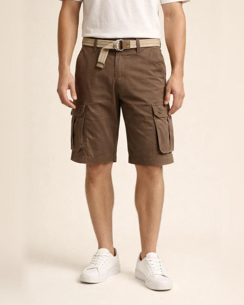 Men's Multi-Pocket Casual Workwear 5-Inch Shorts, Washed Cotton 5-Inch Shorts | JRSEE:3ecf0300-a354-4520-946d-86ab78d849d6