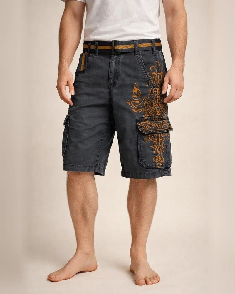 Men's New Arrival Fashionable Casual 3D-Printed Work Shorts with Zipper | JRSEE:17bae76b-011c-48e5-b3d4-8d5589545cfb