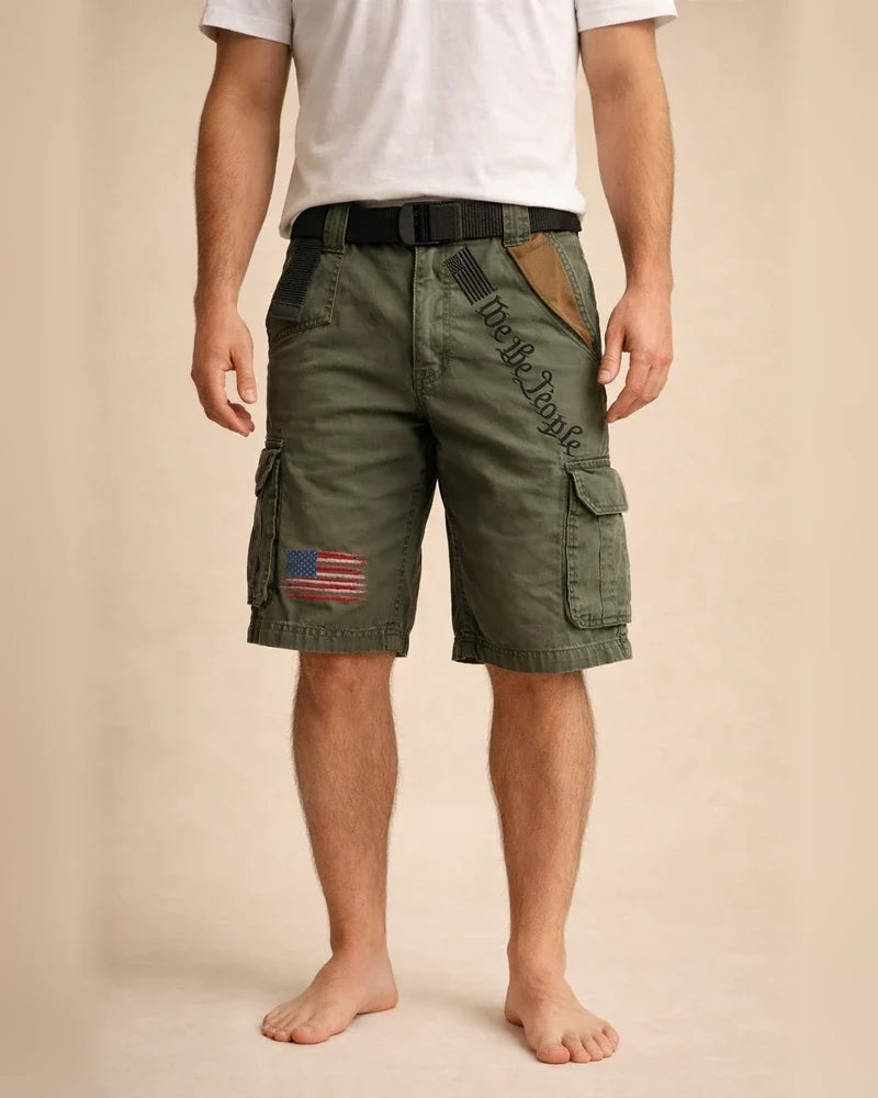 Men's New Arrival Fashionable Casual 3D-Printed Work Shorts with Zipper | JRSEE:3a54c6b1-e3c6-4ef3-9051-9272563cdc0e