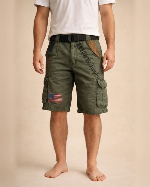 Men's New Arrival Fashionable Casual 3D-Printed Work Shorts with Zipper | JRSEE:3a54c6b1-e3c6-4ef3-9051-9272563cdc0e