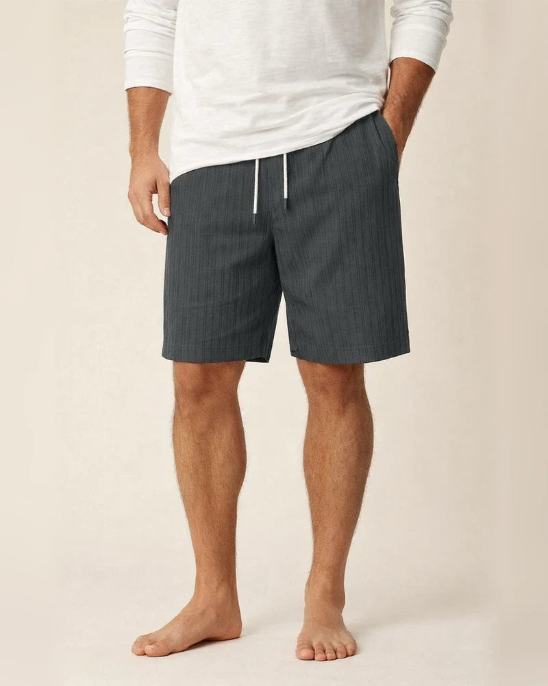 Men's New Cotton Linen Shorts Multi-pocket Models Tie Rope Men's Striped Beach Pants | JRSEE:dcda9e5c-0c4d-454d-9f81-2c224773bd04