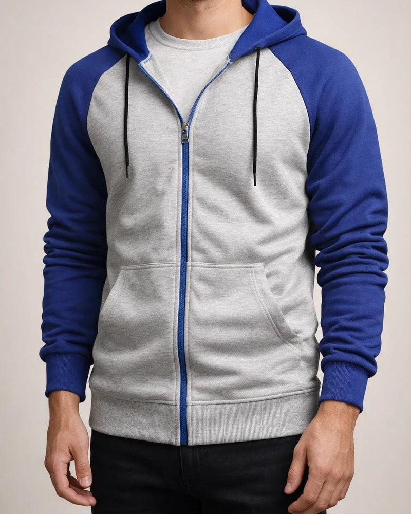Men's New Fall and Winter Jacket Zipper Cardigan Padded Sweater Men's Casual Hooded Tops | JRSEE:953e0089-1d54-40da-bc64-5937ece51eac