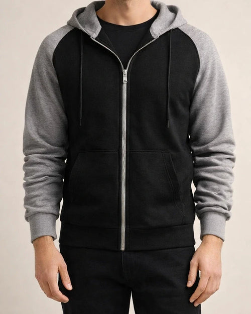 Men's New Fall and Winter Jacket Zipper Cardigan Padded Sweater Men's Casual Hooded Tops | JRSEE:2268b132-ba79-43db-873a-68bd9a7785bf