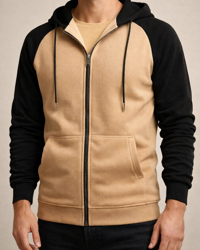 Men's New Fall and Winter Jacket Zipper Cardigan Padded Sweater Men's Casual Hooded Tops | JRSEE:29d222bf-945a-48f9-ac92-973aaf4573fc