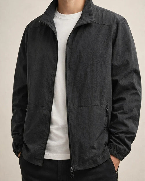 Men's New Fall Casual Jacket - Lightweight Solid Color Outerwear | JRSEE:9c4c3e13-f3d8-47a3-99d5-b82568e18789
