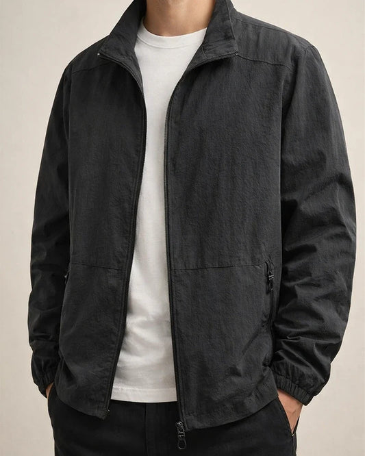 Men's New Fall Casual Jacket - Lightweight Solid Color Outerwear | JRSEE:9c4c3e13-f3d8-47a3-99d5-b82568e18789